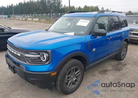 2025 Ford Bronco Sport Big Bend из США, поврежденный, VIN 3FMCR9BN3SRE34752